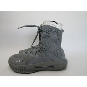 Under Armour Womens Size 6 M Gray Mesh Laces Casual Gym Shoes